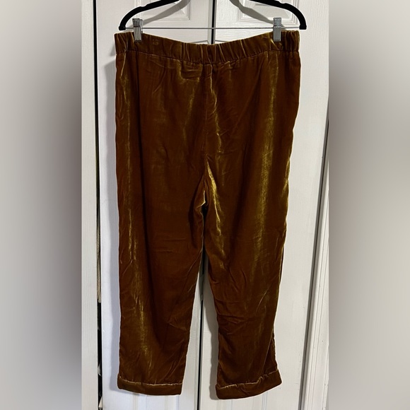 Anthropologie Velvet Cuffed Trousers - Picture 4 of 4
